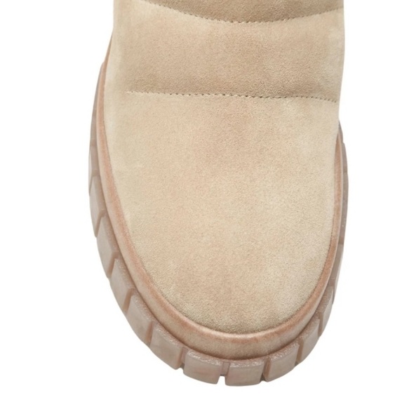 FREE PEOPLE FABLE SUEDE FAUX FUR LINED SAND-SUEDE BOOTS Multiple Szs • NWT - Picture 5 of 5